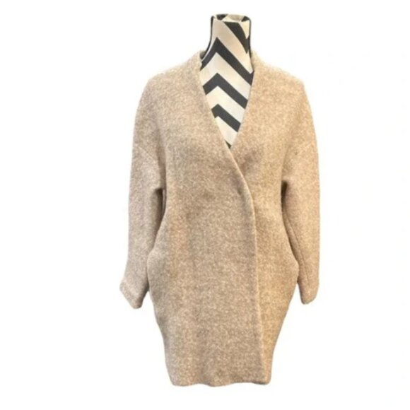 ZARA CHIC MINIMALIST COAT size M - Picture 1 of 7